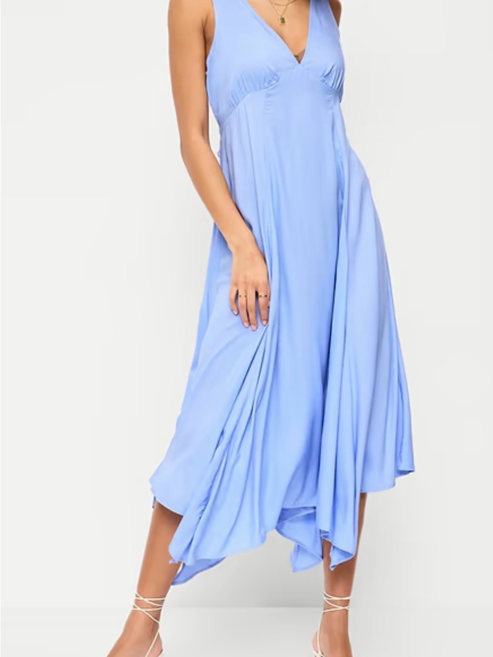 NWT Old Navy Handkerchief Hem Midi Dress